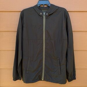 Craft + Flow Women’s Black Lightweight Wind Coat Windbreaker Size Small